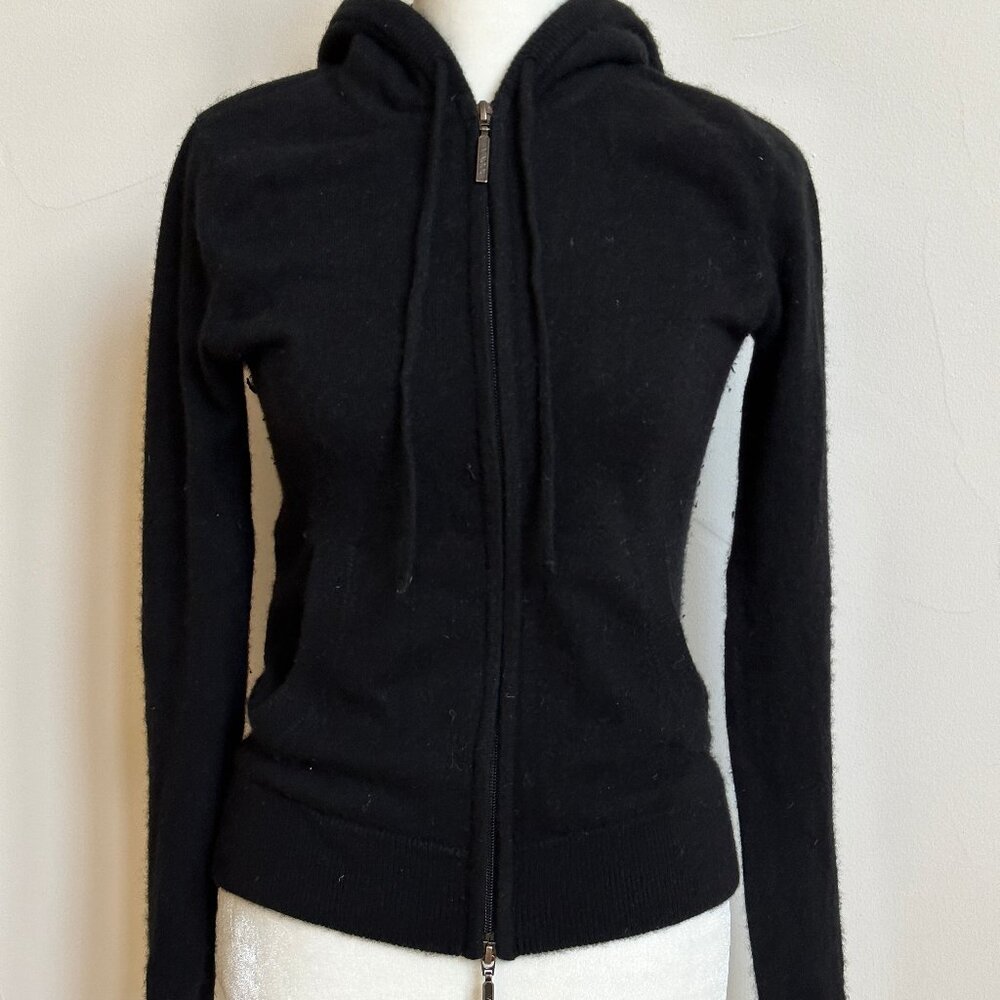 Vince Cashmere Black Hoodie